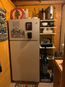 Extra fridge and extra appliances