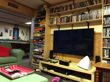 TV, DVDs and board games